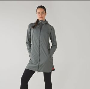lululemon athletica Gray Hooded Jacket